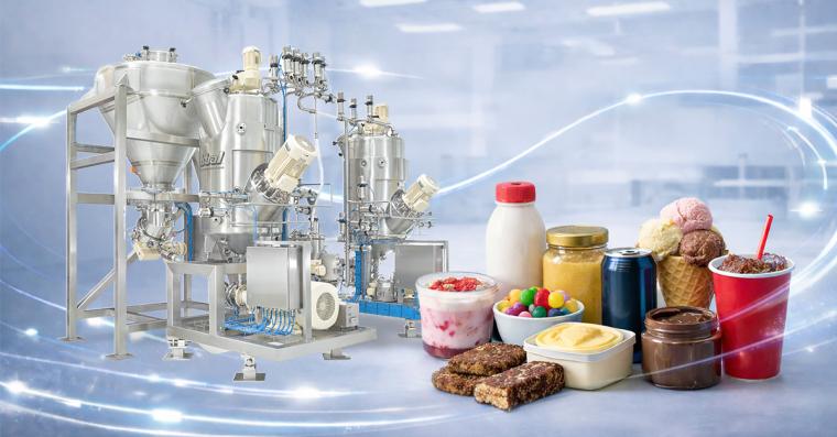 Inustrial mixers and food products