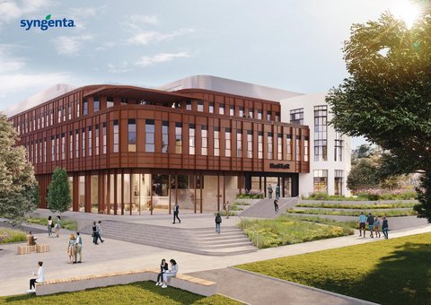 Graphic representation of the new facility