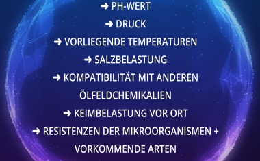 Schleimbekämpfungsmittel in der Ölförderung