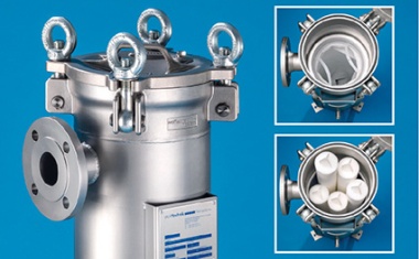 WTBKF‐Beutel‐Kerzenfiltergehäuse und WTHKE‐Kerzenfiltergehäuse mit hängenden Kerzen