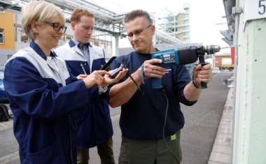 Vibrationsmessungen am Arbeitsplatz