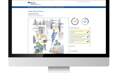 BG RCI schaltet neues Onlineportal mit interaktiven Wimmelbildern frei