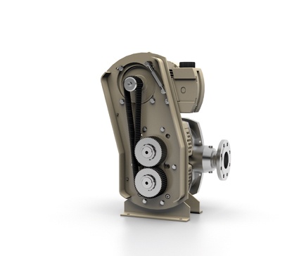 Abb.2: Eine wesentliche Innovation ist der Riementrieb, der das...