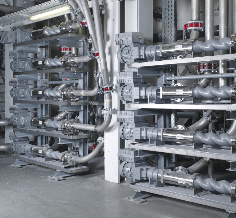 Abb.1: Die Exzenterschneckenpumpe MX30S-60/10 von Knoll Maschinenbau mit...