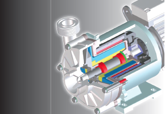 Die magnetisch gekuppelte Kreiselpumpe RM-TS von Sondermann arbeitet ohne...