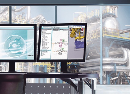 Die Integration der Softwarelösung Comos mit dem Prozessleitsystem Simatic PCS...