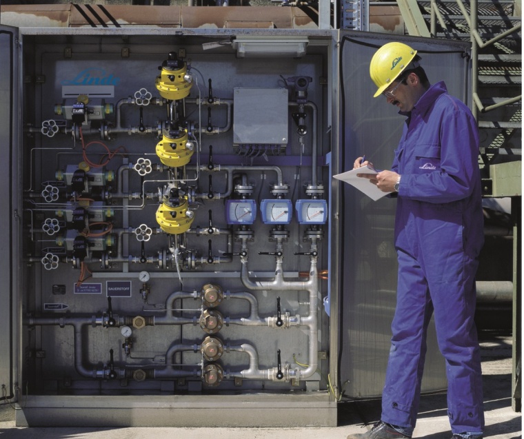 Linde: Die Steuerung für das Linde Solvox-V-Verfahren ist in diesem...