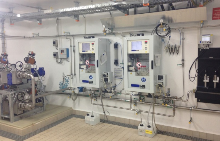 Roche: Messraum – Online-Überwachung Oberflächenwasser