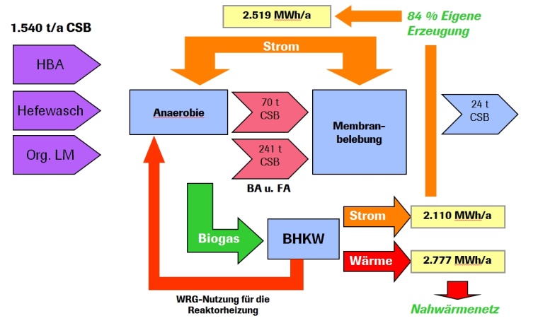 Roche: Energiebilanz Gesamtanlage 2014