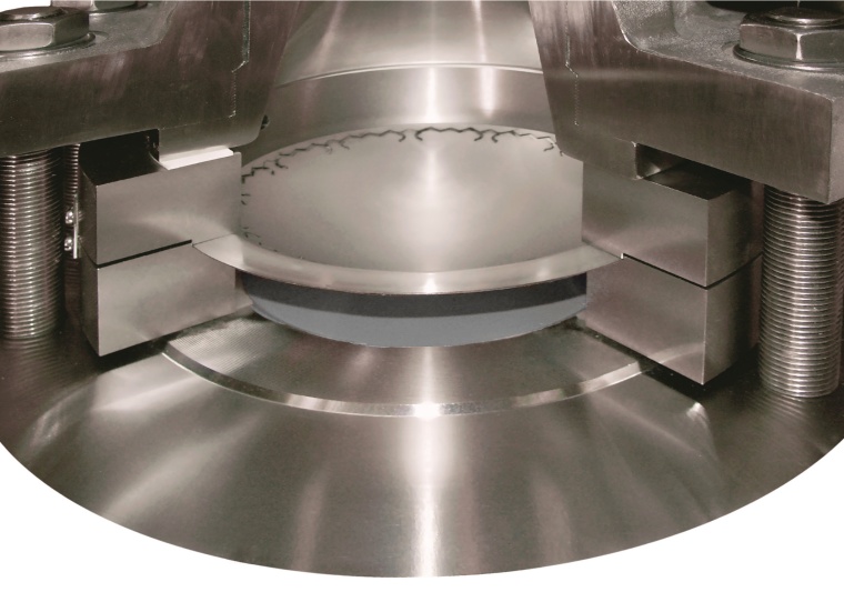 Rembe: Ein Blick in das Innere: Eine BS, hier die KUB V, im passenden Halter...