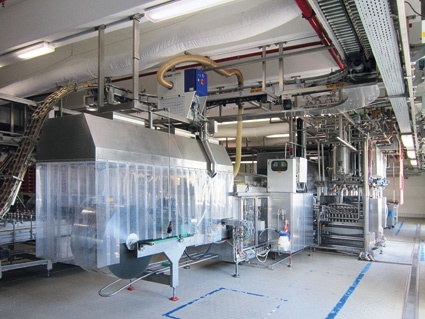 Bei Danone kommen komplexere Maschinen mit mehr Verneblermodulen zum Einsatz....