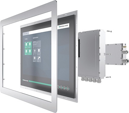 et GXP Modl Konzept: Display, Rechner Modul (Thin Client oder P),...