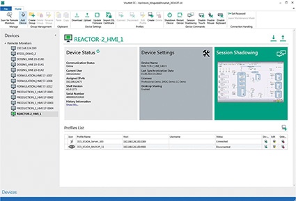 VisuNetCC Control Center, Management Software für alle VisuNet Monitore im...