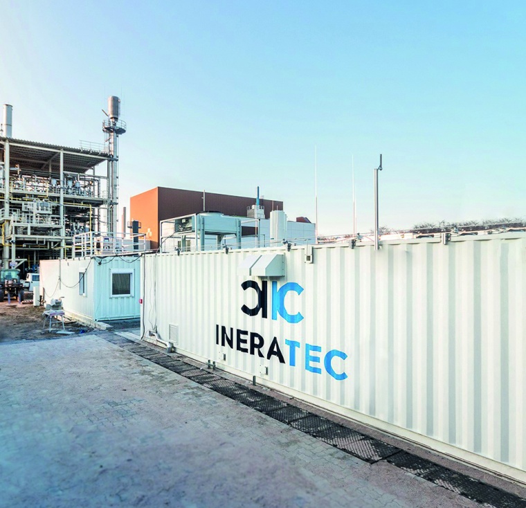 Power-to-Liquid Anlage zur Produktion von e-Kerosin © Ineratec