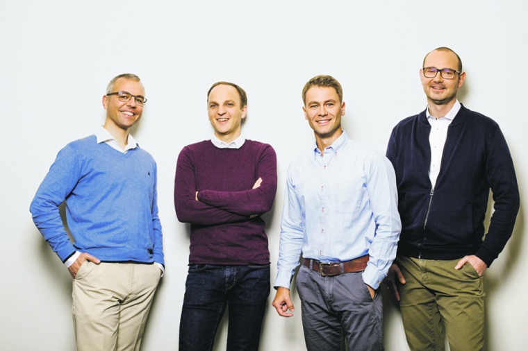 Das Senorics-Gründerteam (v.l.n.r.): CCO Robert Langer, CEO Ronny Timmreck,...