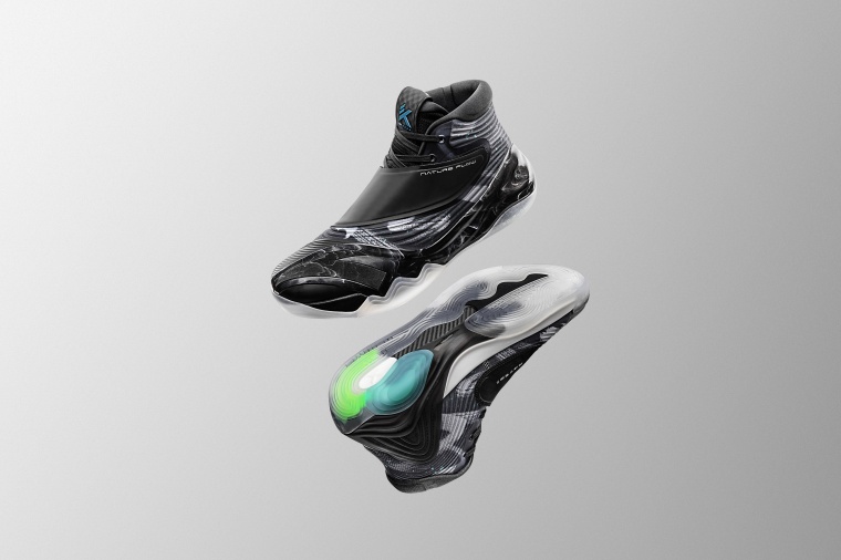 Der KT6 Basketballschuh von Anta Sports Products ist mit einem Schaft aus...