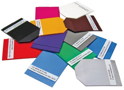 Fig. 2: Examples of colored bioplastics