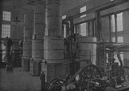 Liquefying air via the Linde process produced industrial quantities of oxygen,...