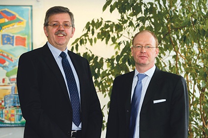 Thomas Schmidt (left), managing director chairman, and Jochen Schmidt, managing...