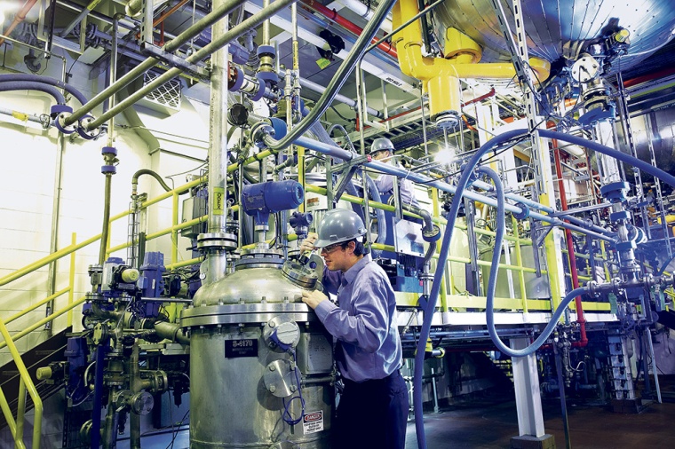 Manufacturing active pharmaceutical ingredients at Johnson Mattheys Riverside...