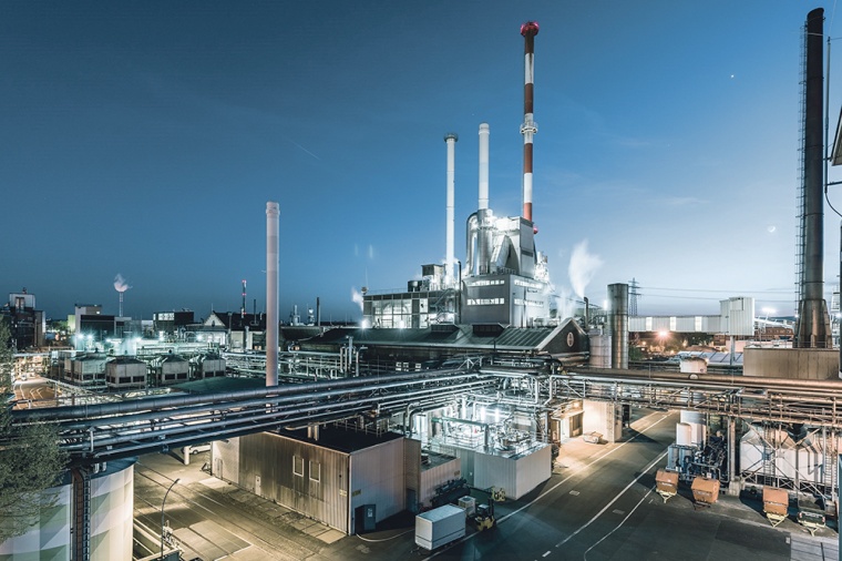 Fig. 1: Kalle-Albert Industrial Park has its origins in the chemistry sector,...