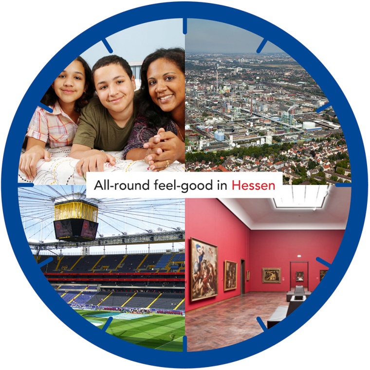 Customers, culture, leisure - in Hesse nothing is ever far away.