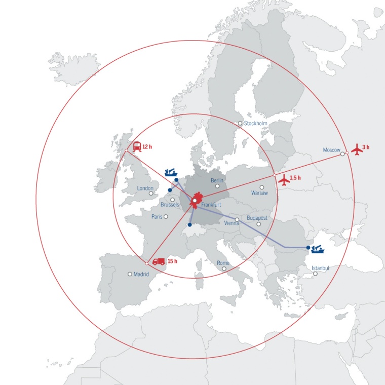Customers, culture, leisure - in Hesse nothing is ever far away.