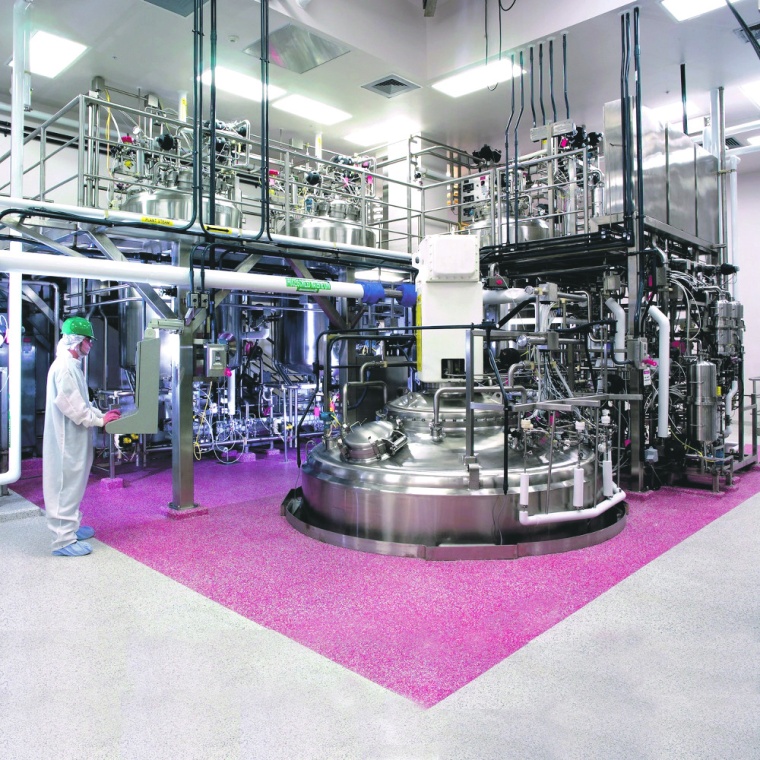 Bioreactor at Lonza’s Portsmouth, NH, USA site.