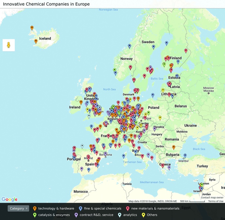 Innovative Chemical Companies in Europe