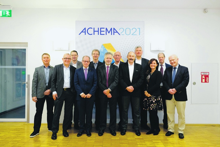 A panel of experts met at the Dechema building in Frankfurt to discuss current...