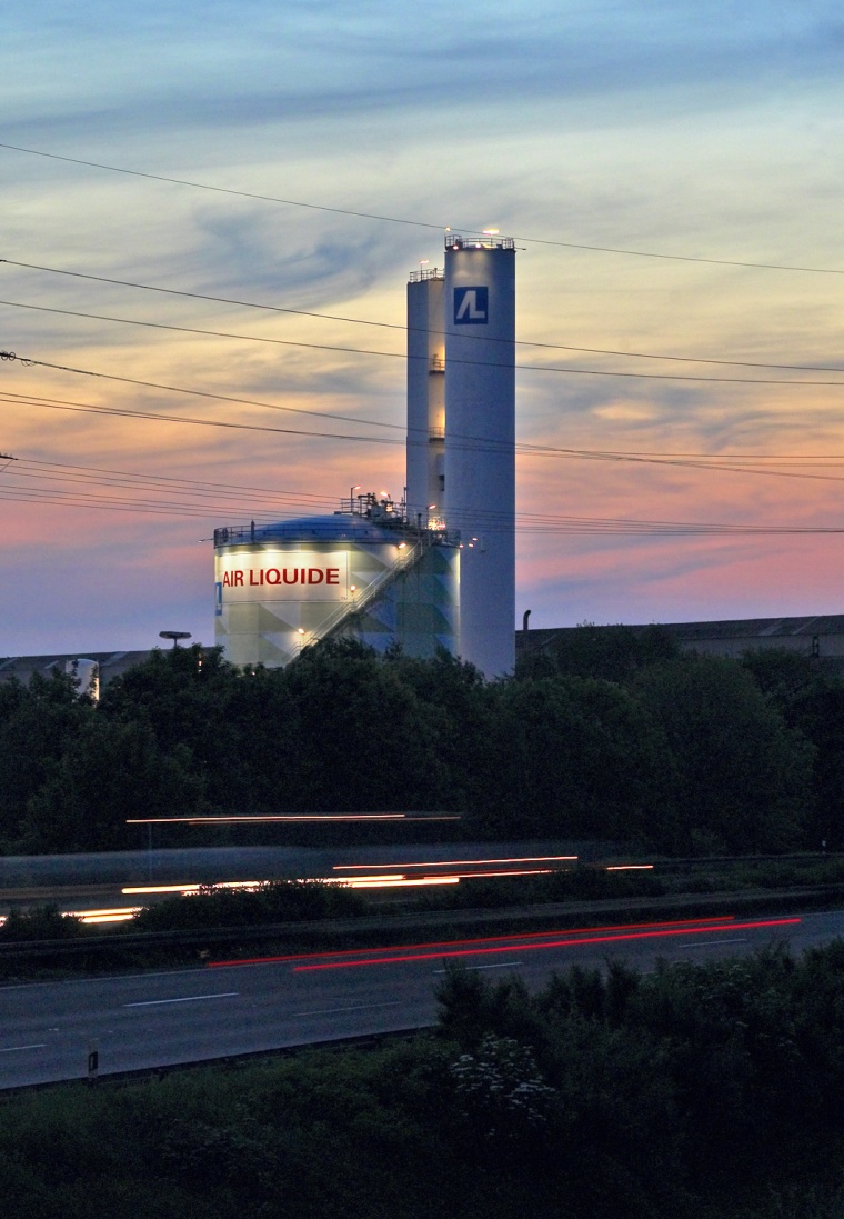 AirLiquide-Luftzerlegungsanlage am Standort Oberhausen