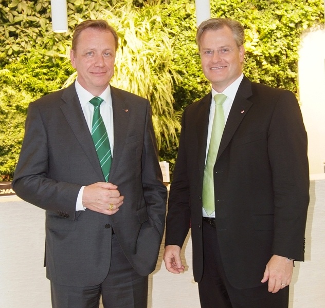 Tana-Geschäftsführer Josef Haentjes (l.) und Reinhard Schneider, Vorsitzender...