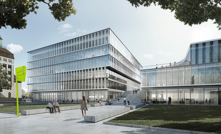 Merck feiert Richtfest seines zukünftigen Innovationszentrums