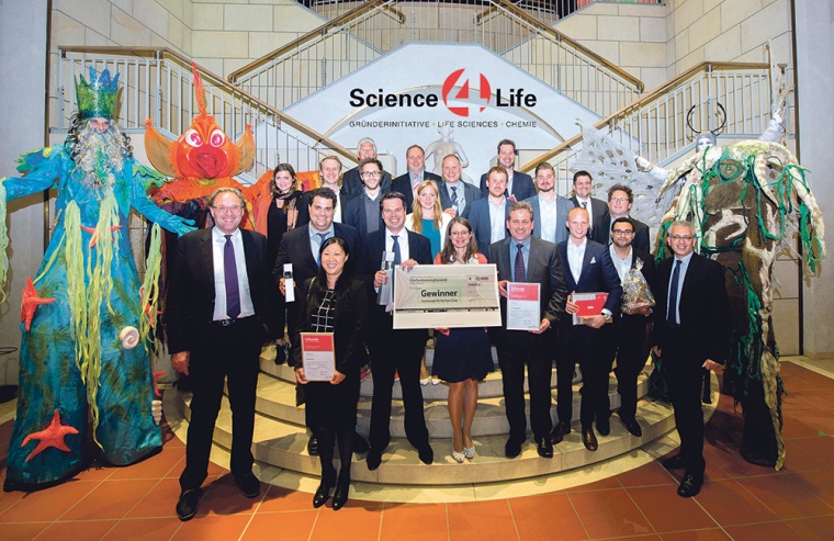 Sieger des Science4Life Venture Cup 2015 ausgezeichnet