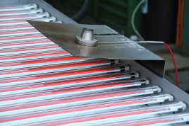 Das „Heizkissen mit 32 Infrarotstrahlern wurde nach erfolgreicher Erprobung...