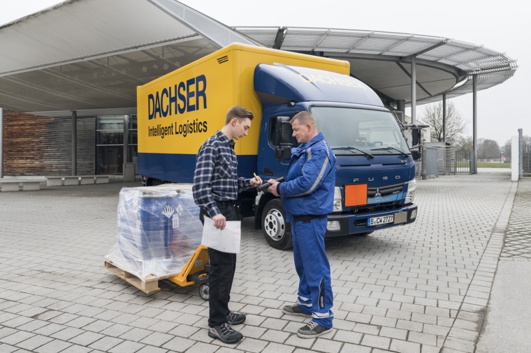 Dachser: Lieferung von Gefahrgut. © Dachser SE