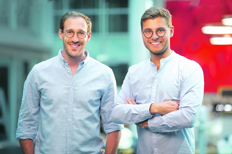 David Schneider (l.) und Florian Hildebrand (r.), Gründer und...