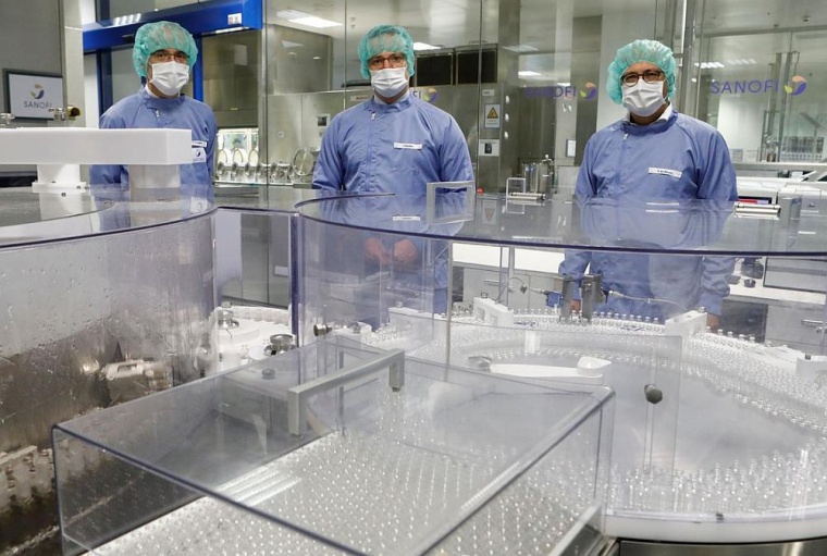 Sanofi ist bereit für die Fertigung seines potenziellen Impfstoffs gegen...