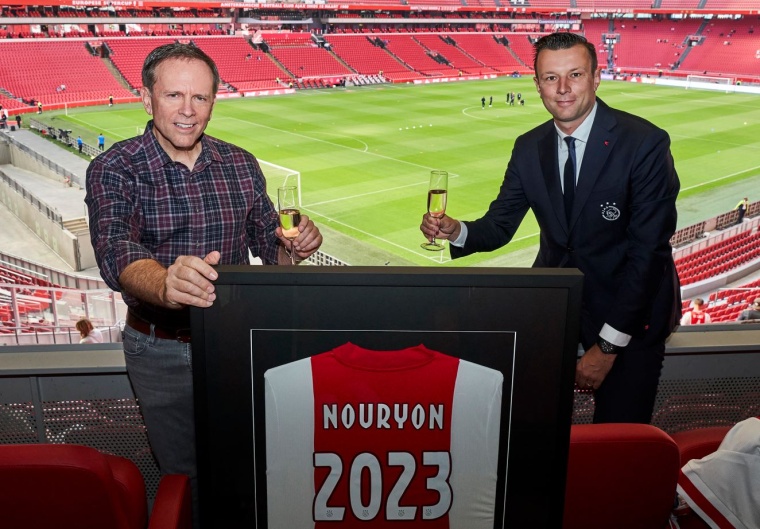 Charlie Shaver, CEO Nouryon (l.) and Menno Geelen, , Commercial Director von...
