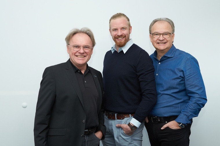 Die Geschäftsführer von Jobcluster Deutschland Otmar, Sven und Alexander...