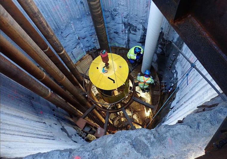 Der Bau der neuen Kaverne begann im Jahr 2019 und wurde ohne Zwischenfälle vor...