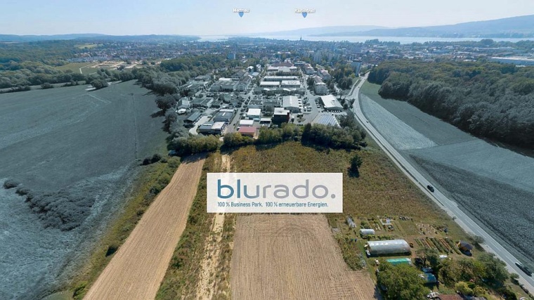Das Gewerbegebiet Blurado bei Radolfzell. Foto: GETEC