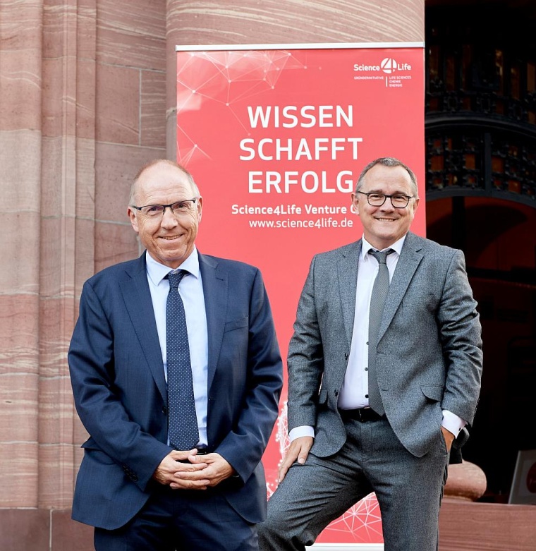 Die geschäftsführenden Vorstände des Science4Life von links: Karl-Heinz...