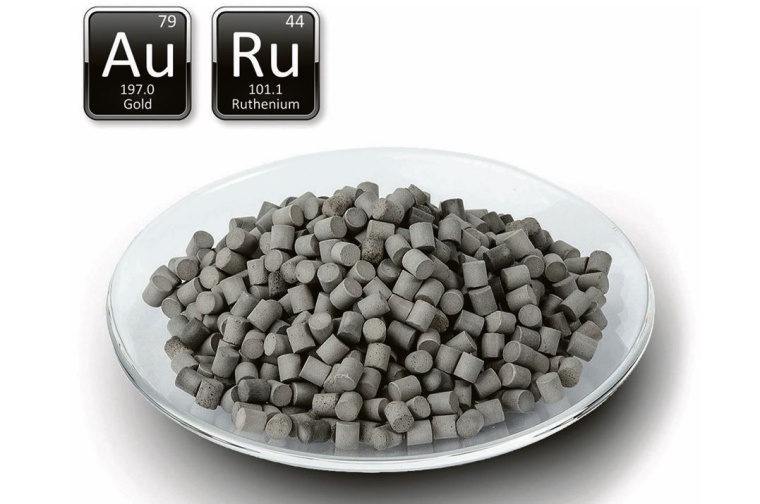 Gold und Ruthenium sind Beispiele für Metalle, die aufgrund ihrer spezifischen...