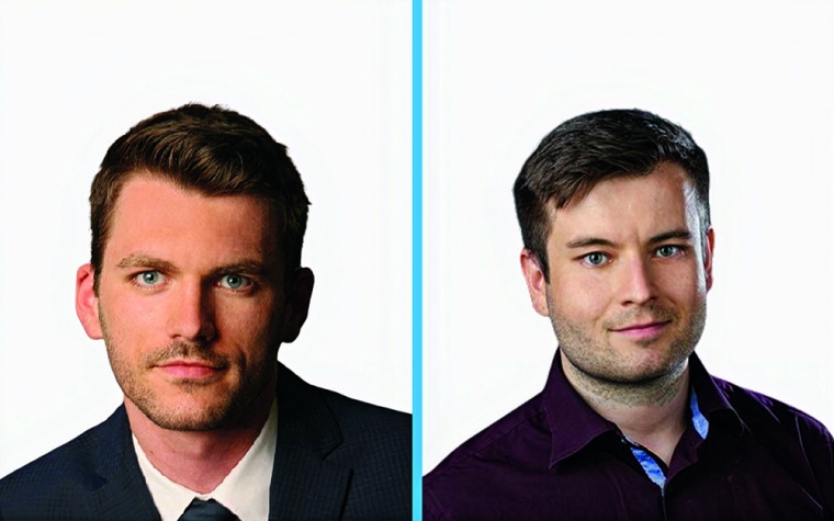 Das Gründer-Team von Celeris Therapeutics: Christopher Trummer (l.) und Jakob...