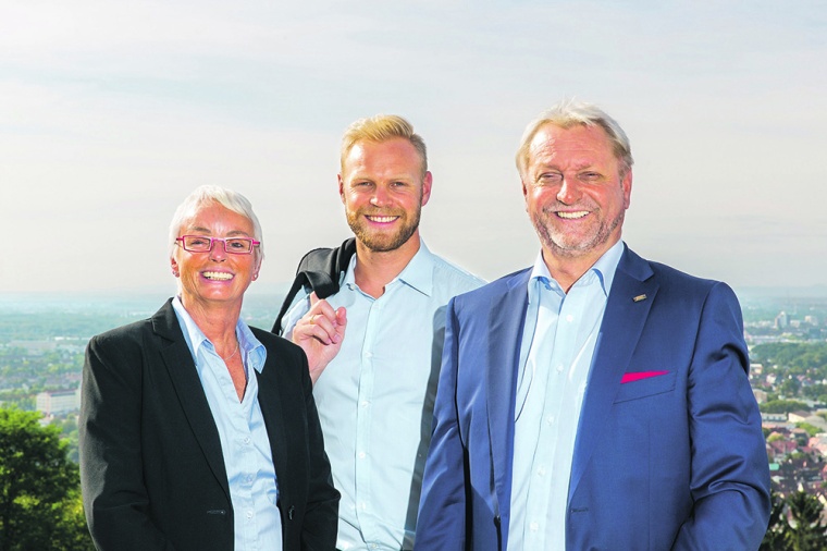 Aus der Rösberg Dreierspitze wurde ein Führungsdoppel: Ralph Rösberg...