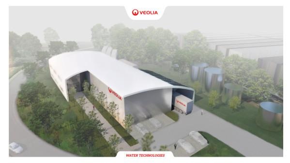 So wird die neue Regenerierstation mit Fertigstellung Mitte 2021 aussehen....