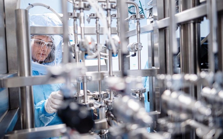 Impfstoffproduktion am Standort Marburg. Foto: Biontech