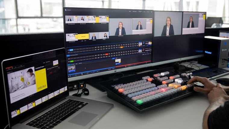 Virtuelle Bilanzpressekonferenz von Sartorius. Foto: Sartorius