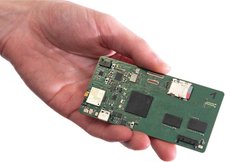 Blockchain-Device des Fraunhofer IML: Ein innerhalb des Projekts Blockchain...